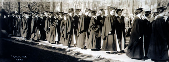 Academic procession, 1912