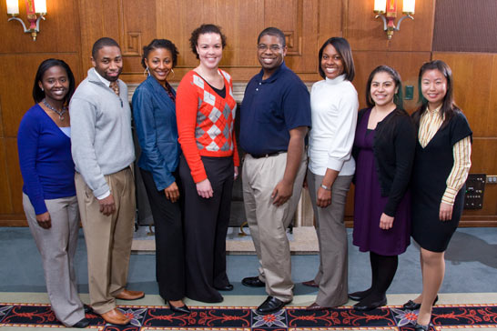 Graduate students elected to the Bouchet Honor Society in 2009