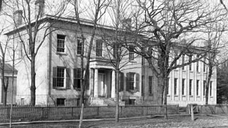 photo of original campus building