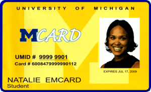 University of Michigan Mcard