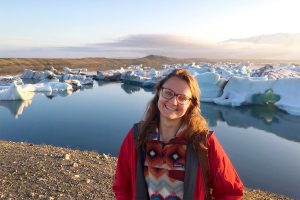 Rebecca Dzombak in Iceland