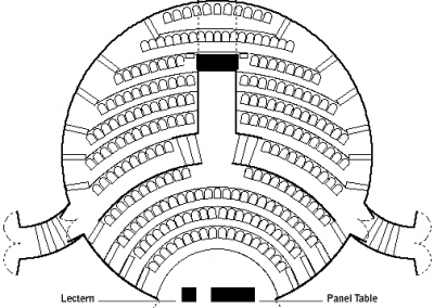 Rackham Amphitheatre diagram